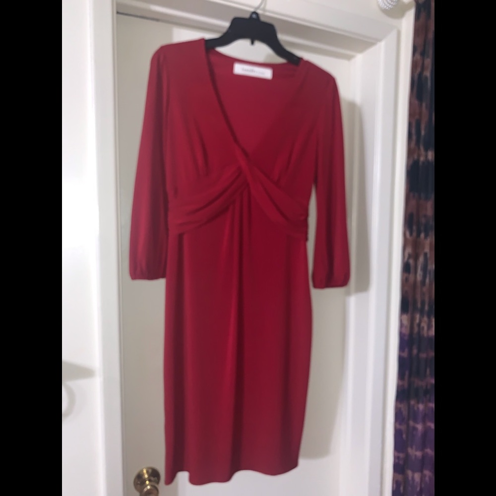 Laundry by Design Red Satin Dress